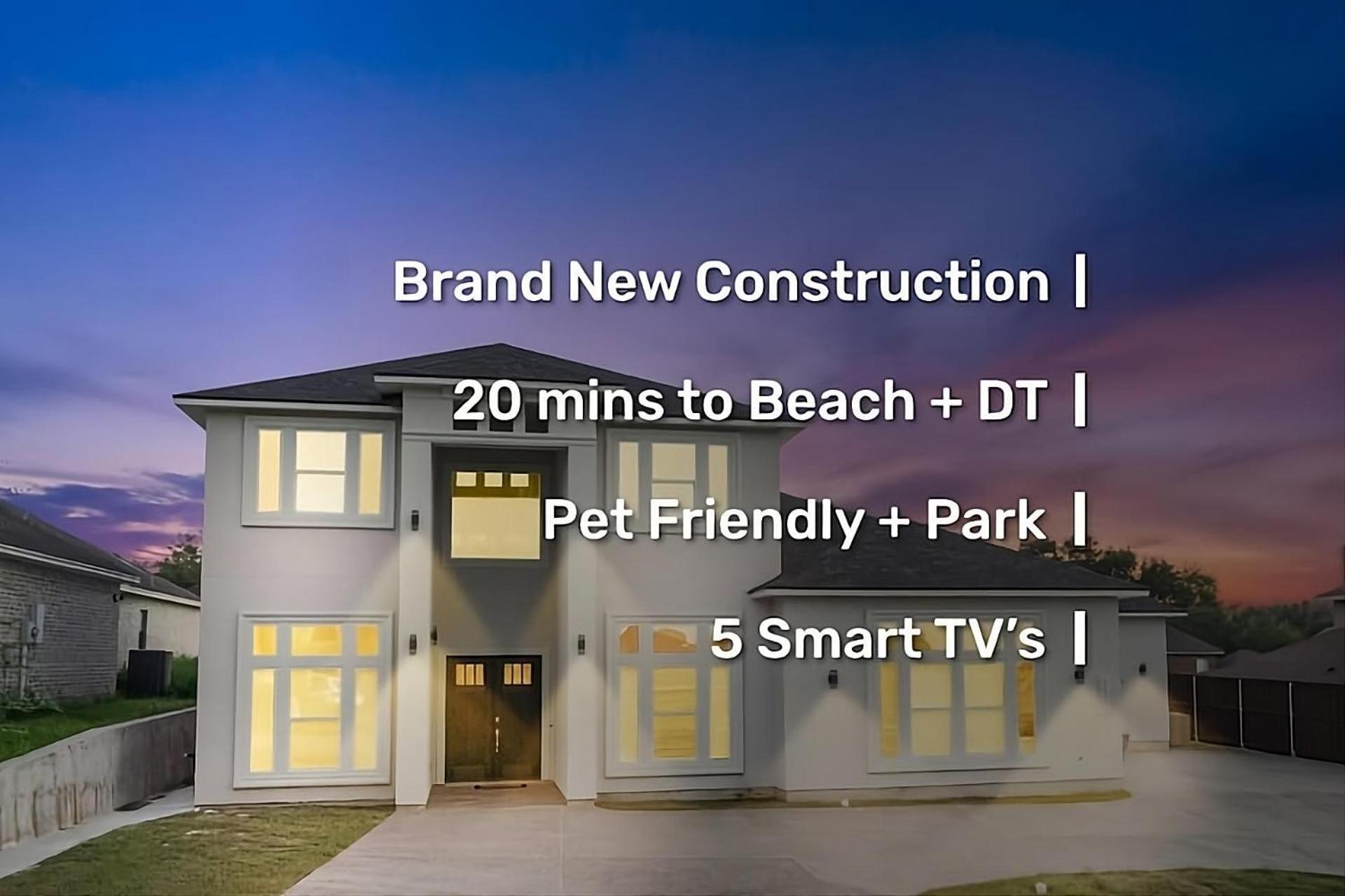 Newly Built Stylish Retreat With Designer Kitchen - Near Park & Beach Corpus Christi Exterior foto